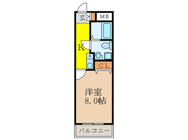 第２クリスタルハイム新大阪の物件間取画像